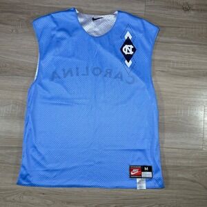 Vintage Nike NC Tar‎ Heels Reversible Basketball Jersey Made in USA NCAA Size M